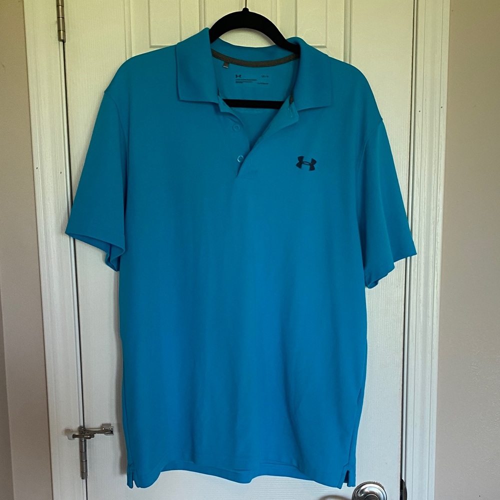 Under Armour Men's Aqua Polo Shirt